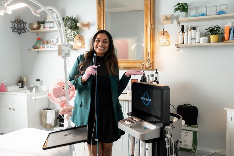HydraFacial treatment at Drip’n Wax & Spa, Perry Hall Maryland